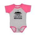 thumbnail image 1 of Inktastic Faith Can Move Mountains Girls Baby Bodysuit, 1 of 5
