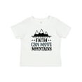 thumbnail image 1 of Inktastic Faith Can Move Mountains Girls Baby T-Shirt, 1 of 5