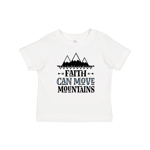 Inktastic Faith Can Move Mountains Girls Baby T-Shirt