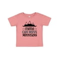 thumbnail image 1 of Inktastic Faith Can Move Mountains Girls Baby T-Shirt, 1 of 5