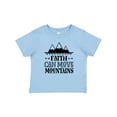 thumbnail image 1 of Inktastic Faith Can Move Mountains Girls Baby T-Shirt, 1 of 5