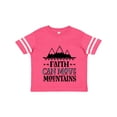 thumbnail image 1 of Inktastic Faith Can Move Mountains Girls Toddler T-Shirt, 1 of 5