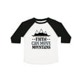 thumbnail image 1 of Inktastic Faith Can Move Mountains Girls Toddler T-Shirt, 1 of 5