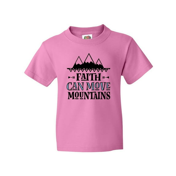 Inktastic Faith Can Move Mountains Youth T-Shirt