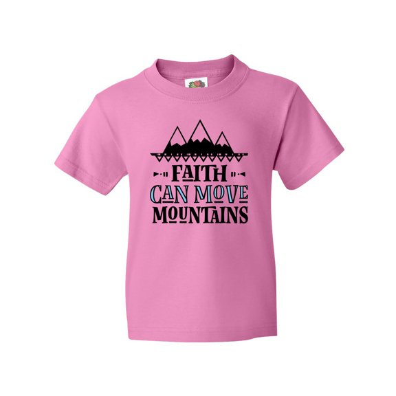 Inktastic Faith Can Move Mountains Youth T-Shirt