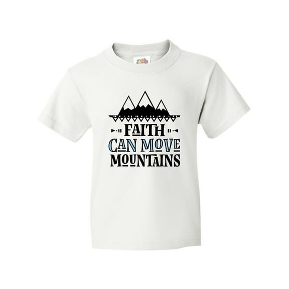 Inktastic Faith Can Move Mountains Youth T-Shirt