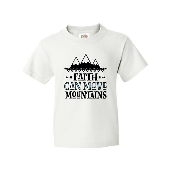 Inktastic Faith Can Move Mountains Youth T-Shirt