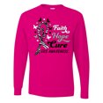thumbnail image 1 of Inktastic Faith Hope Cure Ehler's-danlos Syndrome Long Sleeve T-Shirt, 1 of 5