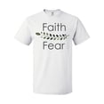 thumbnail image 1 of Inktastic Faith Over Fear with Laurels T-Shirt, 1 of 5