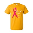 thumbnail image 1 of Inktastic Faith over Fear Breast Cancer Awareness with Pink Ribbon T-Shirt, 1 of 5
