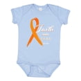 thumbnail image 1 of Inktastic Faith over Fear Leukemia Awareness with Orange Ribbon Boys or Girls Baby Bodysuit, 1 of 5