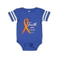 thumbnail image 1 of Inktastic Faith over Fear Leukemia Awareness with Orange Ribbon Boys or Girls Baby Bodysuit, 1 of 5