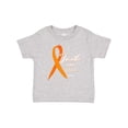 thumbnail image 1 of Inktastic Faith over Fear Leukemia Awareness with Orange Ribbon Boys or Girls Baby T-Shirt, 1 of 5