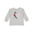thumbnail image 1 of Inktastic Faith over Fear Parkinson's Awareness with Red Tulip Boys or Girls Long Sleeve Toddler T-Shirt, 1 of 5