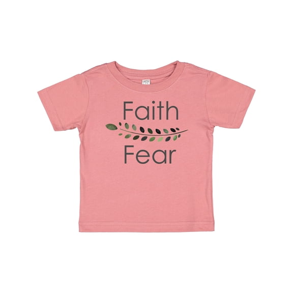 Inktastic Faith over Fear with Laurels Boys or Girls Baby T-Shirt