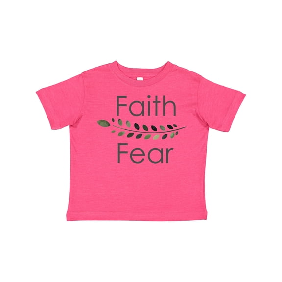 Inktastic Faith over Fear with Laurels Boys or Girls Toddler T-Shirt