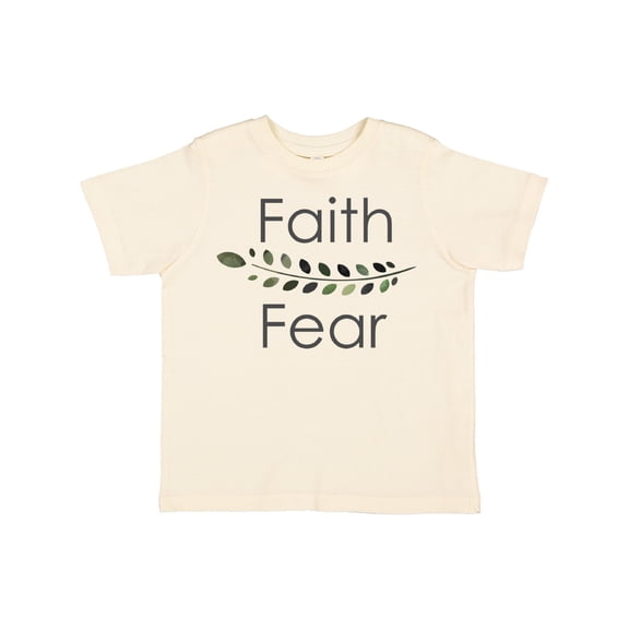 Inktastic Faith over Fear with Laurels Boys or Girls Toddler T-Shirt