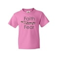 thumbnail image 1 of Inktastic Faith over Fear with Laurels Youth T-Shirt, 1 of 5