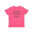 thumbnail image 1 of Inktastic Faith over Fear with Laurels Youth T-Shirt, 1 of 5