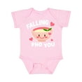 thumbnail image 1 of Inktastic Falling Pho You with Cute Pho Bowl Boys or Girls Baby Bodysuit, 1 of 5