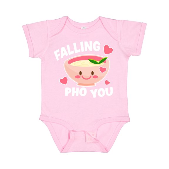 Inktastic Falling Pho You with Cute Pho Bowl Boys or Girls Baby Bodysuit