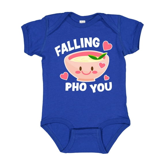Inktastic Falling Pho You with Cute Pho Bowl Boys or Girls Baby Bodysuit