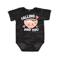 thumbnail image 1 of Inktastic Falling Pho You with Cute Pho Bowl Boys or Girls Baby Bodysuit, 1 of 5