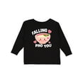 thumbnail image 1 of Inktastic Falling Pho You with Cute Pho Bowl Boys or Girls Long Sleeve Toddler T-Shirt, 1 of 5