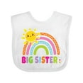 thumbnail image 1 of Inktastic Family Big Sister with Rainbow Girls Baby Bib, 1 of 4