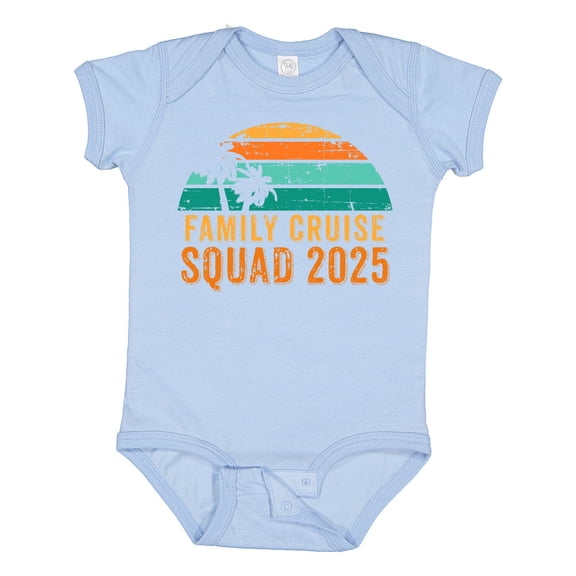 Inktastic Family Cruise Squad 2025 Boys or Girls Baby Bodysuit