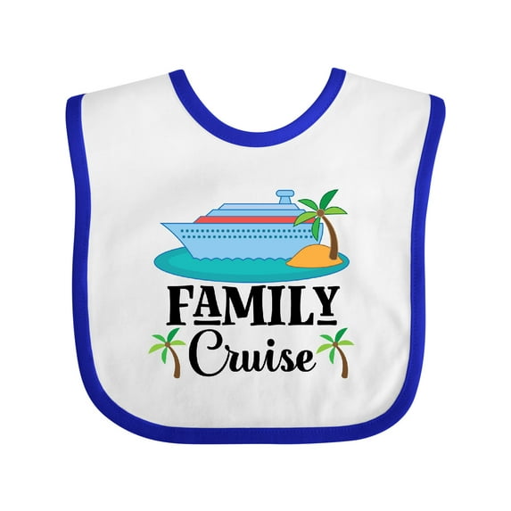 Inktastic Family Cruise Vacation Trip Boys or Girls Baby Bib