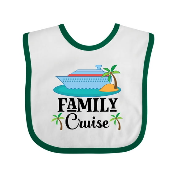 Inktastic Family Cruise Vacation Trip Boys or Girls Baby Bib