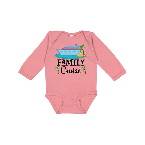 Inktastic Family Cruise Vacation Trip Boys or Girls Long Sleeve Baby Bodysuit