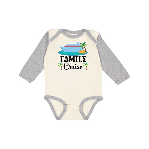 Inktastic Family Cruise Vacation Trip Boys or Girls Long Sleeve Baby Bodysuit