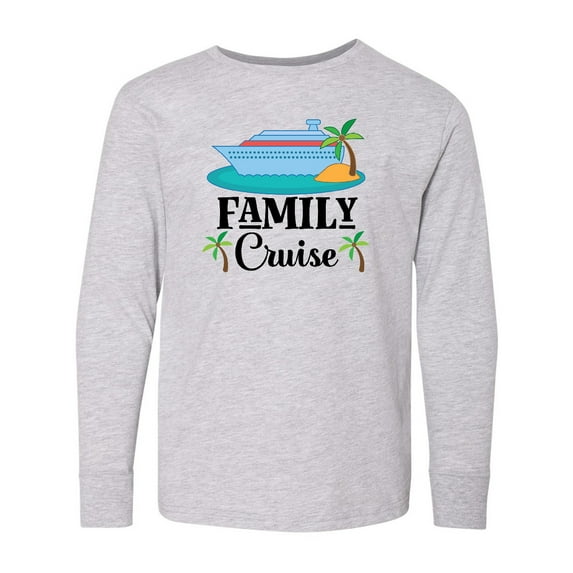 Inktastic Family Cruise Vacation Trip Long Sleeve Youth T-Shirt