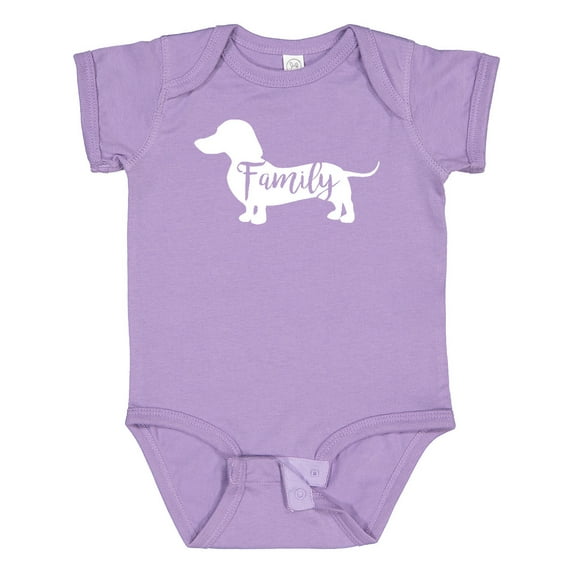 Inktastic Family Dog- Short Haired Dachshund Boys or Girls Baby Bodysuit