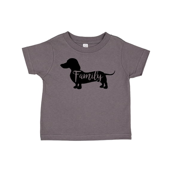 Inktastic Family Dog- short haired Dachshund Boys or Girls Toddler T-Shirt