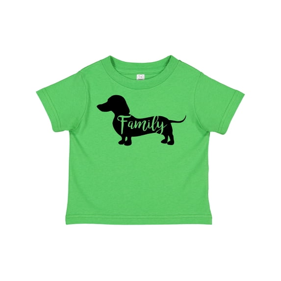 Inktastic Family Dog- short haired Dachshund Boys or Girls Toddler T-Shirt