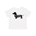 thumbnail image 1 of Inktastic Family Dog- short haired Dachshund Boys or Girls Toddler T-Shirt, 1 of 5