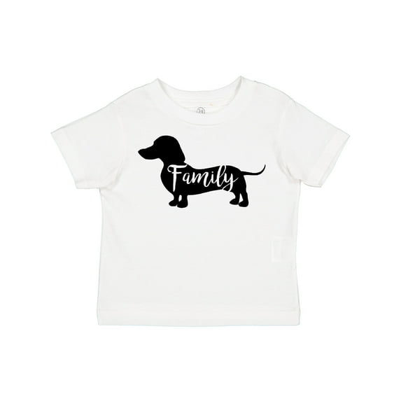 Inktastic Family Dog- short haired Dachshund Boys or Girls Toddler T-Shirt