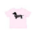 thumbnail image 1 of Inktastic Family Dog- short haired Dachshund Boys or Girls Toddler T-Shirt, 1 of 5