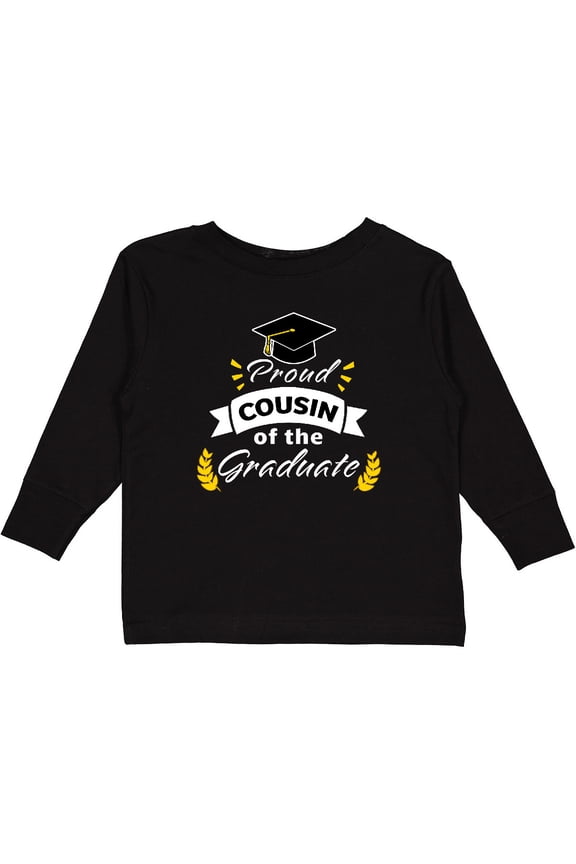 Family Graduation-Proud Cousin Of The Graduate Boys or Girls Long Sleeve Toddler T-Shirt
