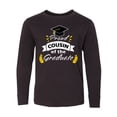 thumbnail image 1 of Inktastic Family Graduation-Proud Cousin Of The Graduate Long Sleeve Youth T-Shirt, 1 of 5