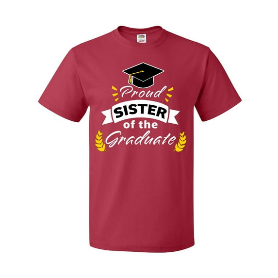 Inktastic Family Graduation-Proud Sister of the Graduate T-Shirt