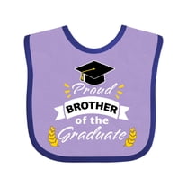 Inktastic Family Graduation-proud Brother of the Graduate Boys or Girls Baby Bib