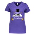 thumbnail image 1 of Inktastic Family Graduation-proud Mom of the Graduate Women's V-Neck T-Shirt, 1 of 5
