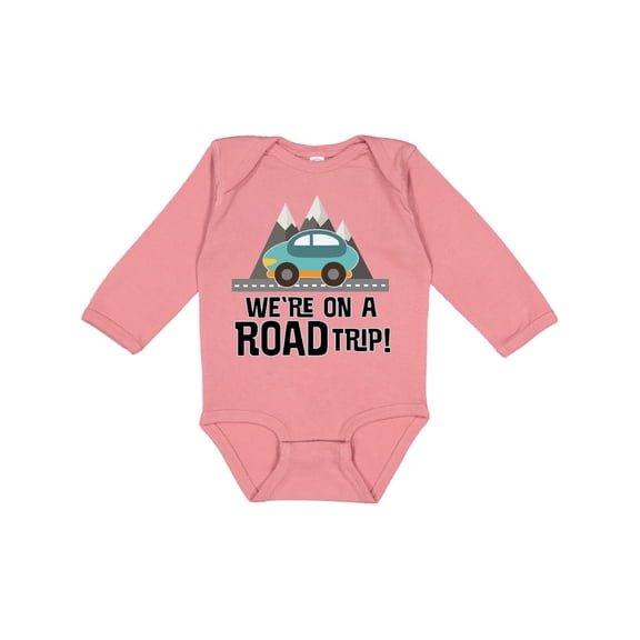 Inktastic Family Road Trip Mountains Boys or Girls Long Sleeve Baby Bodysuit