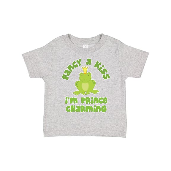 Inktastic Fancy a Kiss I'm Prince Charming Boys Toddler T-Shirt