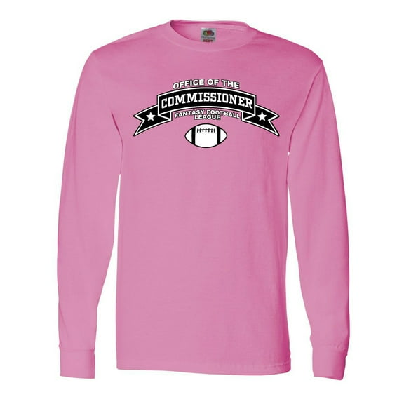 Inktastic Fantasy Football Office of the Commissioner Long Sleeve T-Shirt