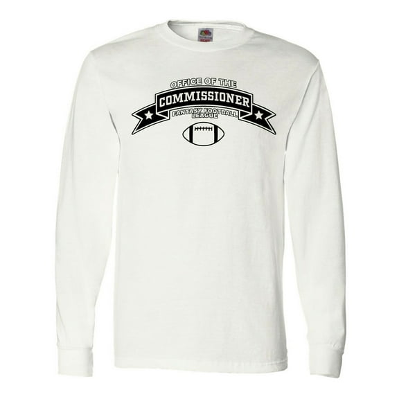 Inktastic Fantasy Football Office of the Commissioner Long Sleeve T-Shirt
